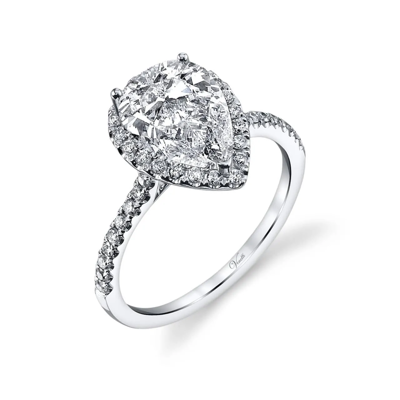 Pear Shaped Engagement Ring